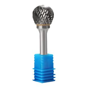 信工钨钢旋转锉超硬质合金磨头D型圆形金属打磨木工雕刻球刀铣刀