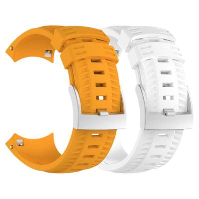 代用颂拓9 baro旗舰版硅胶手表带松拓斯巴达弧口橡胶表带24mm黑色