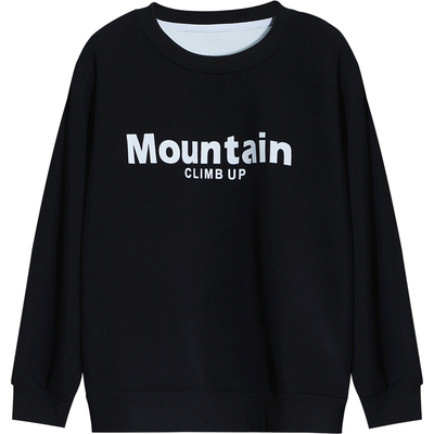 蘑菇兔胖男童加绒卫衣秋冬款宽松