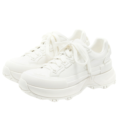 戚薇陈丽君同款VITTORIO VENTURA薇薇燃 牛皮厚底运动休闲板鞋