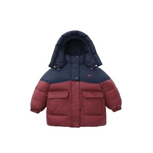 [三防极寒保暖]齐齐熊宝宝中长款加厚羽绒服男童女童冬装儿童外套