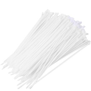 得力工具尼龙塑料扎带高强度抗老化卡扣强力束线电线捆绑带固定器