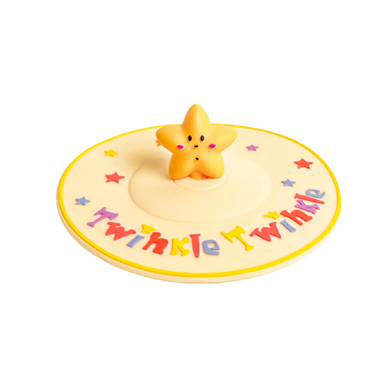 星星人系列专属硅胶杯盖魔法帽食品级硅胶马克杯盖子水杯盖子