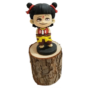 小木桩摆件大原木墩底座树桩拍摄道具幼儿园diy手工木柱园艺装饰