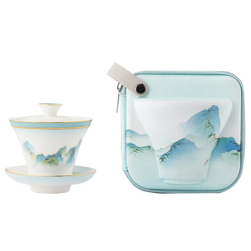 故宫江山如画便携茶具套装