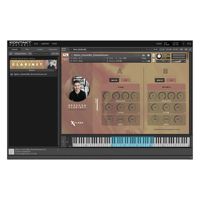 抒情单簧管音源电影纹理管乐