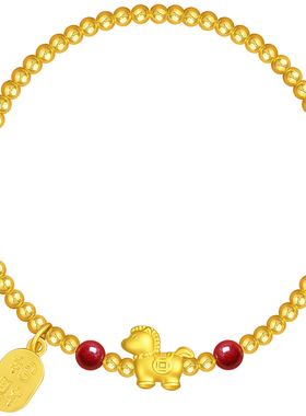 天然朱砂手串属马年本命年女叠戴