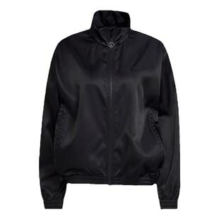 Adidas/阿迪达斯正品三叶草TRACK TOP女子运动夹克黑色外套HF2111