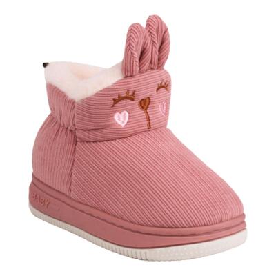 休闲亲子冬季厚底棉拖鞋11