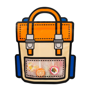 节日儿童生日礼品袋糖果饼干小背包透明包装袋幼儿园伴手礼袋子