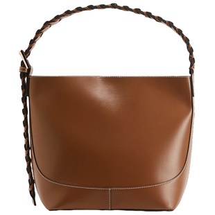 HM女装单肩包春季女士编织肩带单肩包1274135