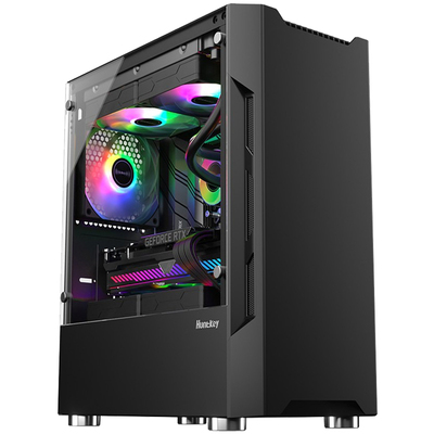 AMD锐龙R5 9600X电竞游戏电脑海景房无显卡主机加装RTX5060TI三角洲行动黑悟空无畏契约台式组装DIY整机