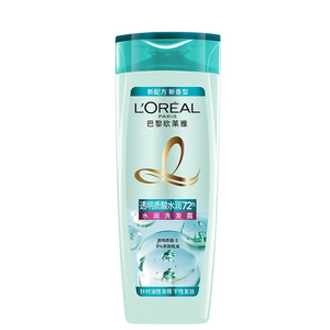 欧莱雅透明质酸洗发露洗发水控油水润去头屑无硅油清爽发丝正品