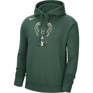 Nike/耐克正品密尔沃基雄鹿队 男子加绒连帽卫衣DR2310-323
