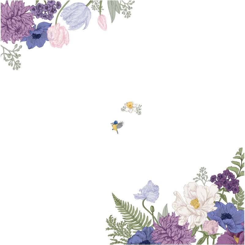 春季新品上新透明静电花朵玻璃贴