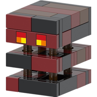 中国积木我的世界第三方末影人烈焰人史蒂夫爱丽克丝拼插积木人仔