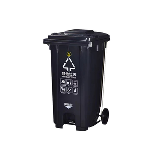 240L大容量洁净室专用ESD防静电垃圾桶脚踏无尘车间塑料收纳桶