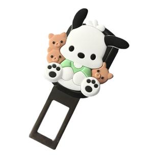 汽车安全插带卡口叉头延长固定器可爱装饰安全戴卡扣接头车内插头