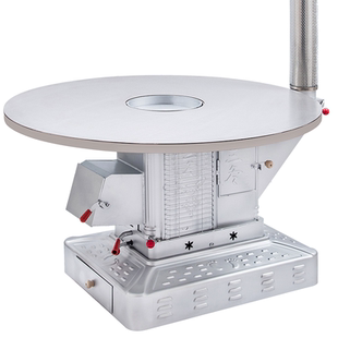 农村取暖炉家用室内无烟铸铁内胆柴煤两用高端气化炉烧煤炭烤火炉
