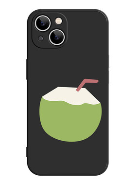 夏日椰子iPhone17promax苹果16小米15华为mate80新款p70适用11荣耀300vivoX200一加13水果简约oppo情侣手机壳