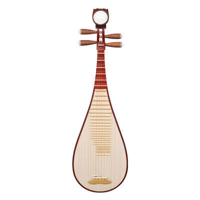 乐海琵琶非洲紫檀木素面白相