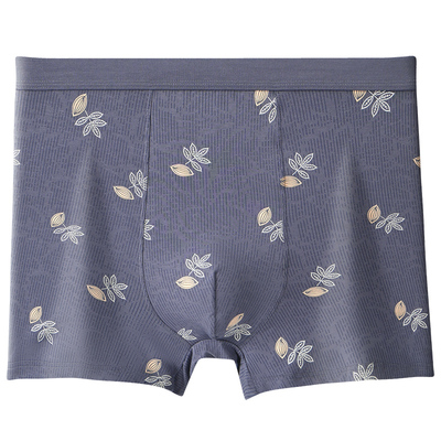 高腰薄款加大码印花莫代尔男内裤