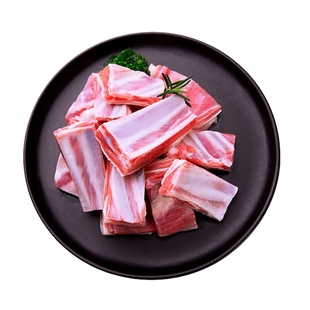 清真羊排内蒙草原散养羊肋排羔羊排骨法式战斧手抓羊排烧烤4斤装