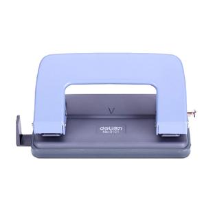 得力双孔打孔器小型打孔机a4活页本夹圆孔打洞器文具书籍压多孔器