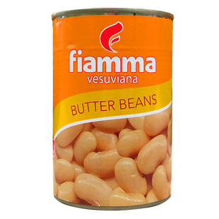 火山牛油豆已熟沙拉即食蔬菜豆罐FIAMMA VESUVIANA BUTTER BEANS