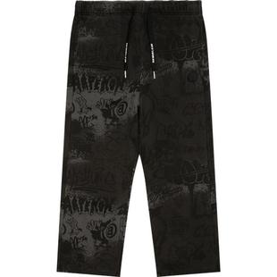 Aape旗舰店男装25春夏猿人街头喷墨涂鸦休闲潮流长裤卫裤C603XXO