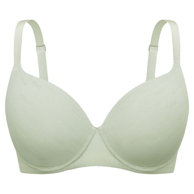 遐【小青提logo老花纪念款】圆润全罩杯无痕文胸大胸显小内衣女薄