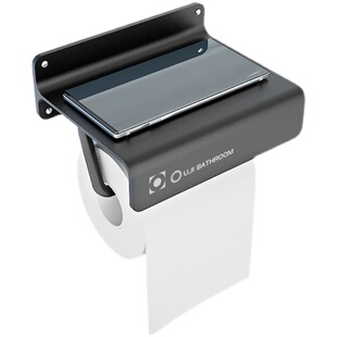 欧吉免打孔手纸厕纸架太空铝纸巾架厕所卫生间卷纸架洗手间抽纸架