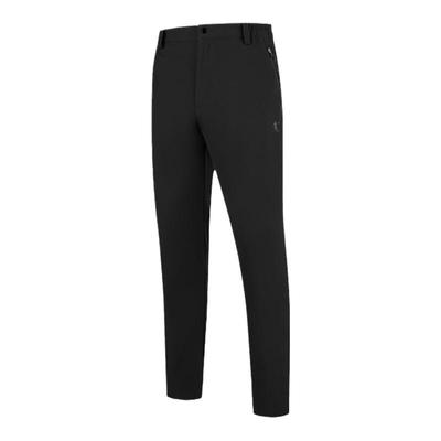 乔丹梭织长裤男2025秋季加绒保暖防风直口休闲运动裤QDFYK3244554