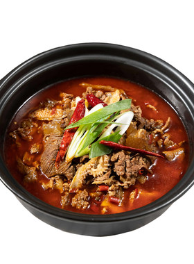 现炒公安牛肉火锅牛三鲜牛肉锅仔