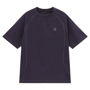 吕小虎ACTUP 夏季速干运动明线短袖男 抗紫外线T恤潮流插肩袖上衣