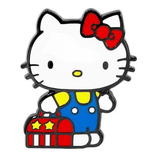 HelloKitty猫胸针可爱卡通金属徽章胸针动漫周边别针包包服装配饰