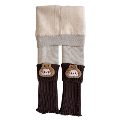 打底裤女童秋冬薄绒儿童堆堆袜套