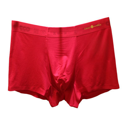 CM莫代尔大红婚庆本命年男士内裤