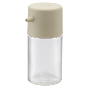 茶花餐桌小醋瓶高颜值厨房专用酱油醋壶调料瓶食品级玻璃家用油壶