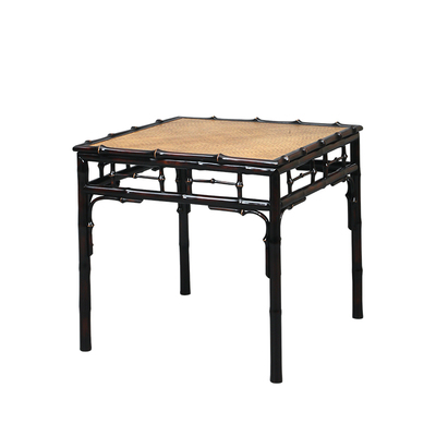 竹制方桌四方茶桌大漆筇竹家具