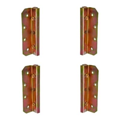 加厚英式隐形床插铰链连接件配件