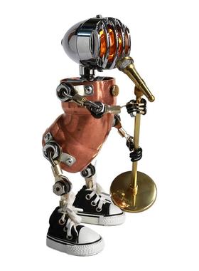 创意男友生日七夕礼物台灯机器人