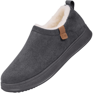 老北京布鞋男冬季加绒加厚羊毛保暖爸爸鞋中老年防滑舒适软底棉鞋