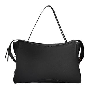 CHARMLORD拉德芳斯小号大容量通勤过夜包出差商务女牛皮电脑包