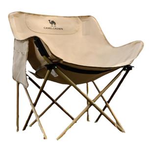 骆驼户外月亮椅野营露营椅折叠椅写生钓鱼桌椅躺椅野外野餐椅子
