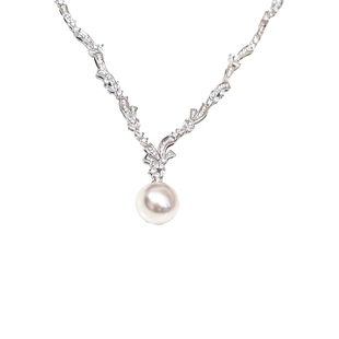 「月光鸣奏曲」独特精致项链小众轻奢女士颈链珍珠锁骨链气质百搭