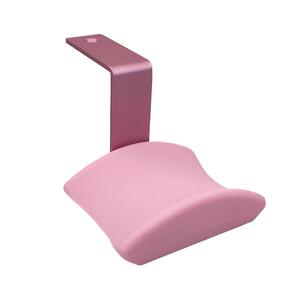 金属耳机架粉色头戴式耳机支架网咖耳机架托创意少女心挂钩硅胶托