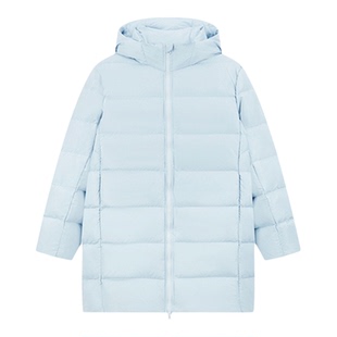 BONELESS正品中长款休闲连帽羽绒服秋冬保暖宽松双拉链轻薄外套