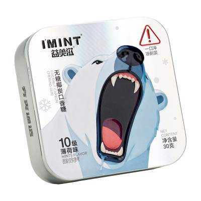imint10级薄荷口香糖30g装