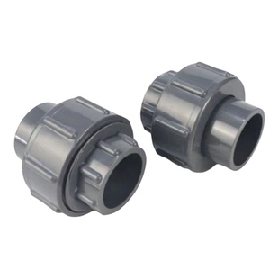 PVC活接接头给水管配件 排水管件20 25 32 40 50 63 75单由令接头